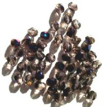 50 6mm Faceted Light Amethyst Azuro Firepolish Beads